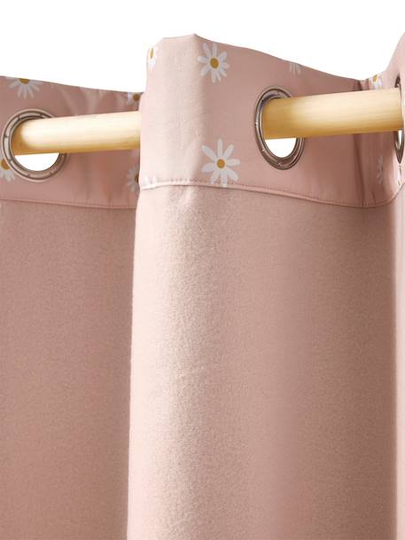 Thermal blackout curtain for kids pale pink 