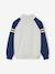 Zip-up cardigan with high neck for boys marl grey 