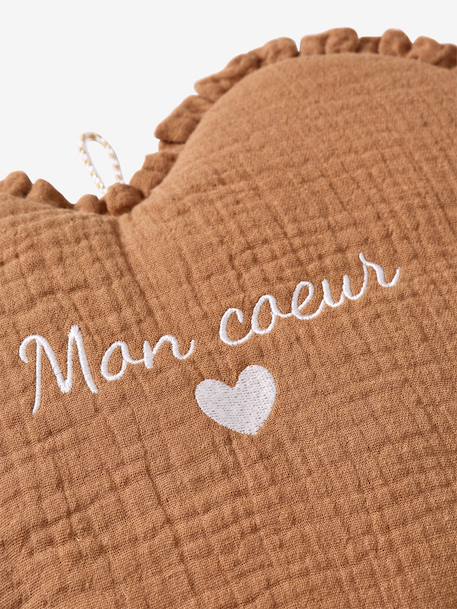 Pack of 2 heart wall decorations ecru 