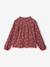 Cotton Gauze Shirt for Girls chambray blue+ecru+mauve+printed white 
