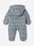 Padded pramsuit for newborn boys sage green 