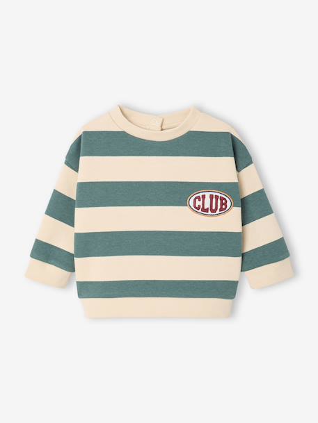 Set sweatshirt and trousers for baby emerald green 
