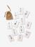 Baby photo mat in cotton muslin mocha 