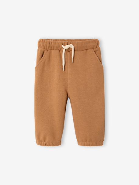 T-shirt and trousers set for baby caramel+green 
