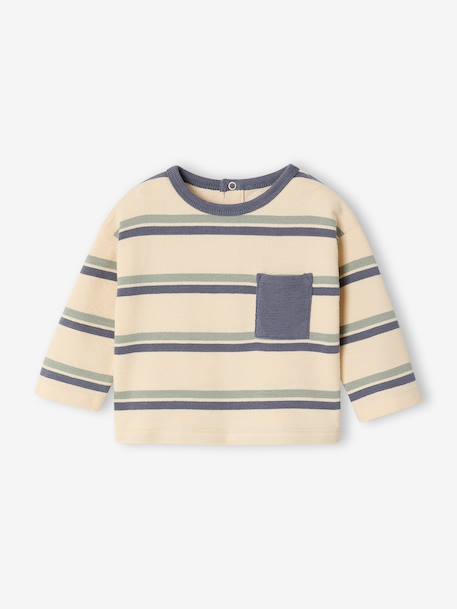 T-shirt and trousers set for baby caramel+green 