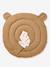 Baby photo mat in cotton muslin mocha 