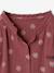 Cotton Gauze Shirt for Girls chambray blue+ecru+mauve+printed white 