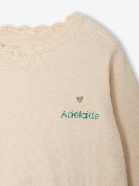 BASICS Jumper for Girls grey green+marl beige+navy blue+peony pink+raspberry pink 