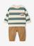 Set sweatshirt and trousers for baby emerald green 