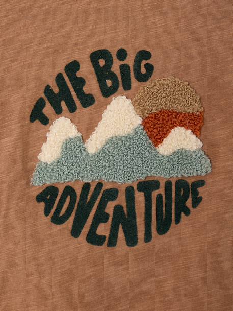 Long-sleeved T-shirt for baby caramel 