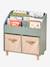 Pack of 2 cotton storage baskets mocha 