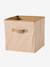 Pack of 2 cotton storage baskets mocha 