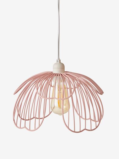 Flower Lampshade in Metal Light Pink 