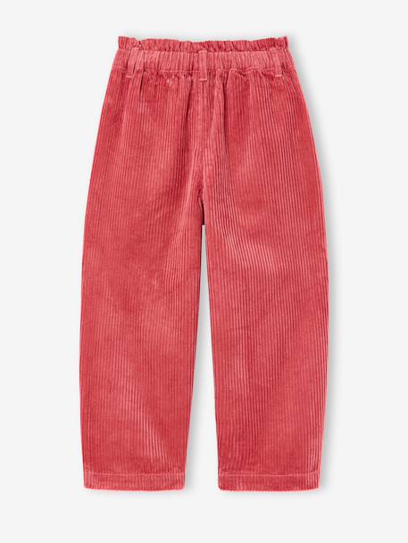 Balloon trousers for girls old rose 