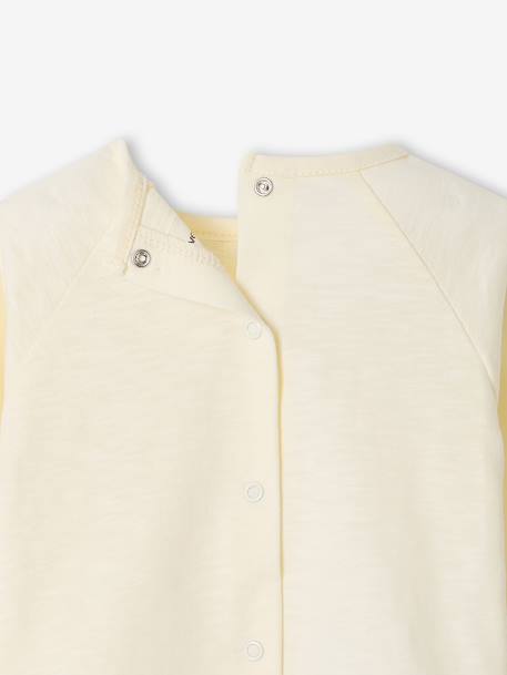 Shirt overshirt and T-shirt set for baby khaki 