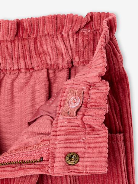 Balloon trousers for girls old rose 