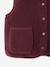 Sleeveless Sherpa Jacket for Girls blush+plum+vanilla 
