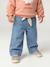 Wide Leg Jeans with Tie Belt, for Babies brut denim+stone 