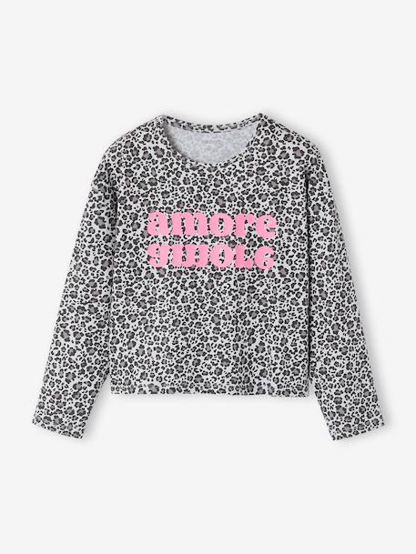 Pack of 2 pyjamas for girls marl grey 
