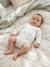 Pack of 5 long-sleeved bodysuits for baby boys ecru 
