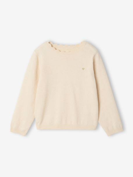 BASICS Jumper for Girls grey green+marl beige+navy blue+peony pink+raspberry pink 