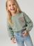 Sweatshirt for girls grey green 