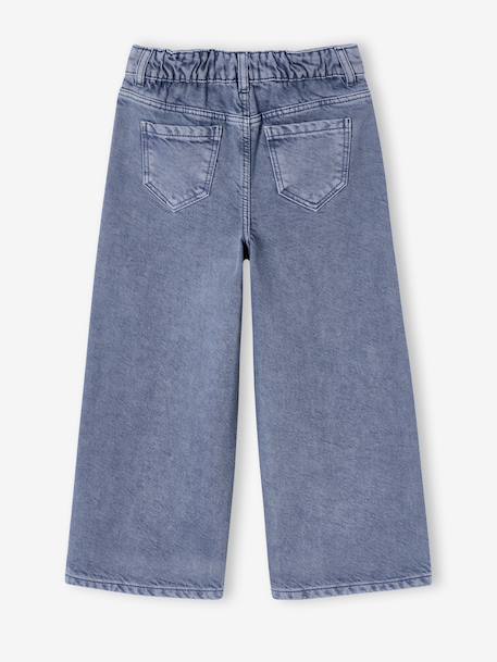 Wide-leg trousers in girls' colours green+grey blue+plum+rose 