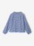 Cotton Gauze Shirt for Girls chambray blue+ecru+printed white 