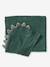 Hooded cotton towel English green 