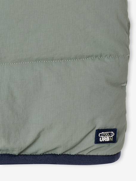 Reversible puffer gilet for boys lichen 