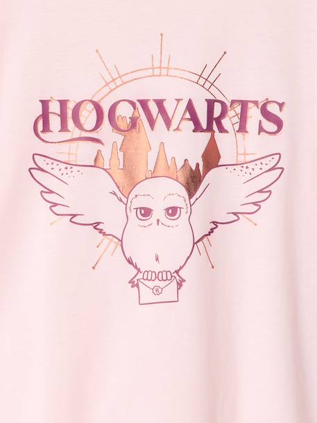 Long-sleeved T-shirt HARRY POTTER for girls pale pink 
