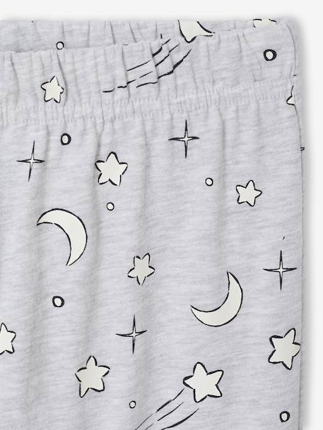 Long-sleeved pyjamas Winnie for girls marl grey 