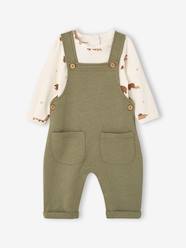 Dungaree set and bodysuit for newborn