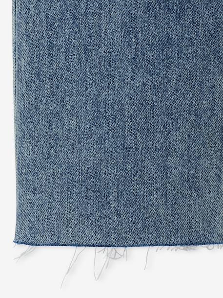Straight-leg jeans for girls light blue+medium blue 