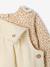 Dungaree set and bodysuit for baby girls vanilla 