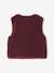 Sleeveless Sherpa Jacket for Girls blush+plum+vanilla 