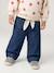 Wide Leg Jeans with Tie Belt, for Babies brut denim+stone 