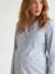 Maternity and nursing nightdress sky blue 