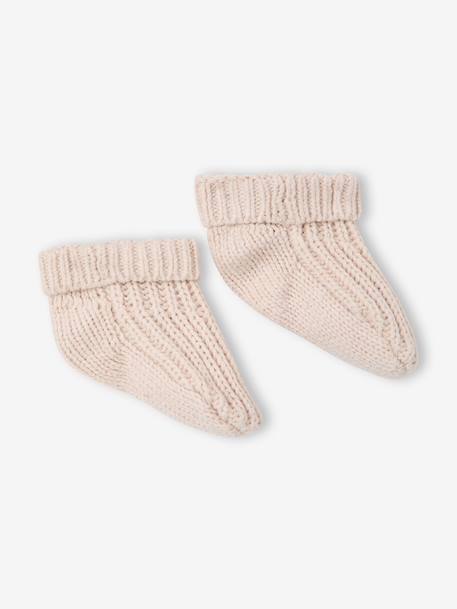 4-piece set for baby marl beige 
