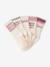 Pack of 5 socks for girls ecru 