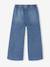 Wide-leg trousers for girls medium blue 