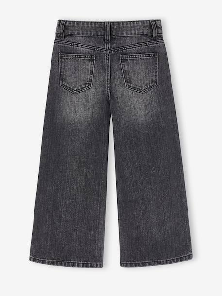 Wide-Leg MorphologiK Jeans for Girls, Medium Hip deep blue+denim grey+light blue+medium blue 