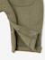 Dungaree set and bodysuit for newborn khaki 