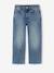 Straight-leg jeans for girls light blue+medium blue 