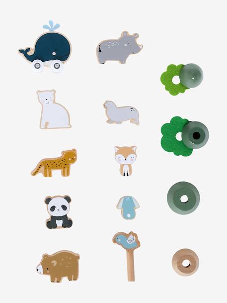 Wooden FSC® 100% animal world table wood 