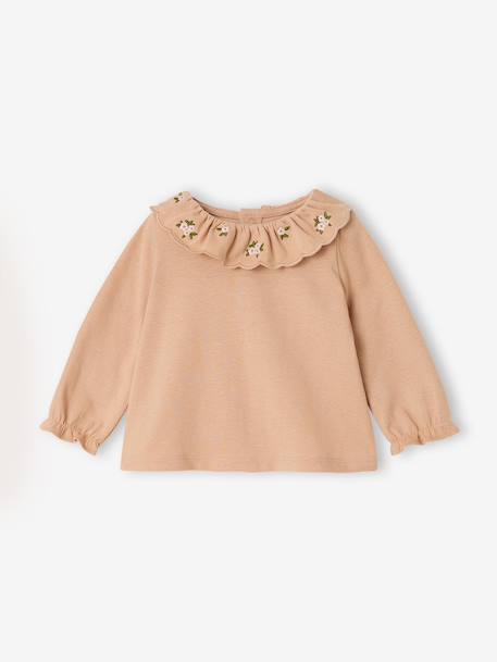 Long-sleeved T-shirt for baby girls blush 