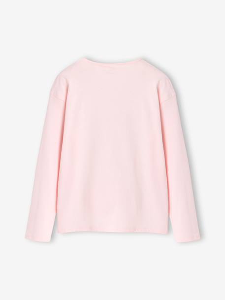 Long-sleeved T-shirt HARRY POTTER for girls pale pink 