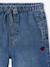 Wide-leg trousers for girls medium blue 