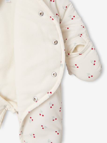 Newborn pramsuit ecru 
