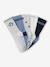 Pack of 5 socks for boys marl grey 